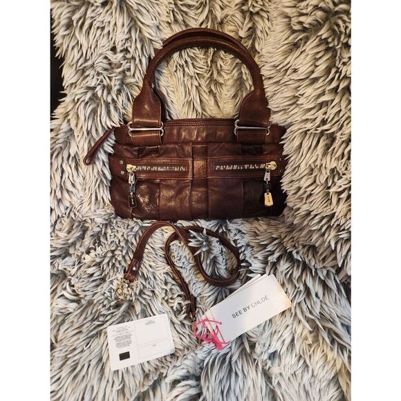 See By Chloe Leather handbag With Authentication Card, extra strap - Picture 1 of 12
